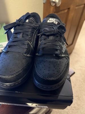 Travis Scott Air Jordan 1 Low Black Phantom OG Size 14 DM7866-001 Size 7.5