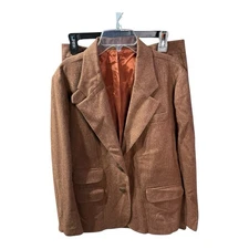 Vintage Jackfin New York Wool Blend Skirt Suit Sz16