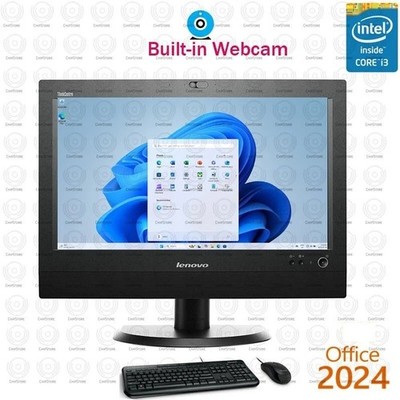 WINDOWS 11 Lenovo AIO 20'' Computer Core i3 16GB RAM 500GB SSD Office 2024
