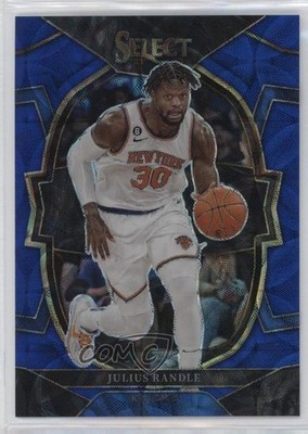 2022-23 Panini Select Concourse Blue Scope Prizm 237/249 Julius Randle #40 14t3