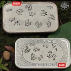 Blizzard Bullion #1/1 Prototype Dickbutt Stamped 1 oz .999 Silver Bar + Capsule