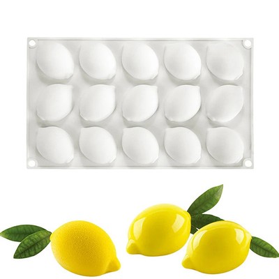 1pcs Pineapple Pear Peach Fruit Series Cake Silicone Mold Mango Orange Baking Mo
