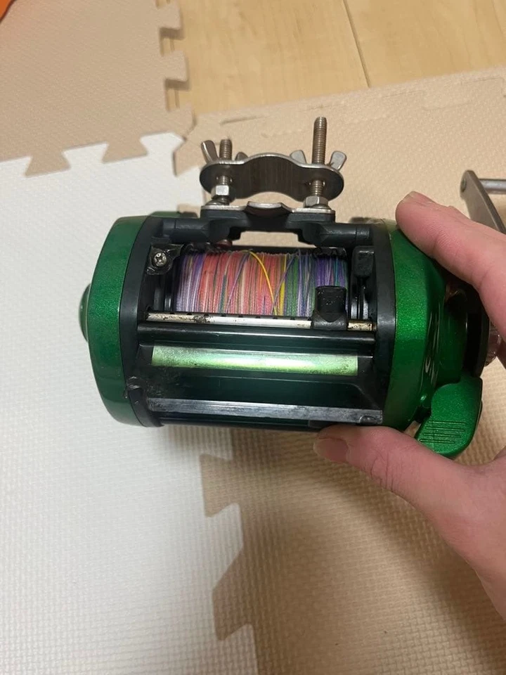 Carrete eléctrico Miyamae Miya Epoch Command CX-5 12V con cable de caja de Japón Fedex Foto 4 de 4