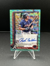 2025 Topps Chrome #RA-DBA Drake Baldwin Auto Aqua Wave /199 (RC)