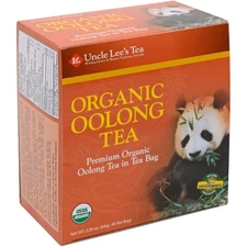 Uncle Lee's Organic Oolong Tea Bags, 40 Count – Antioxidant-Rich, Antioxidant-R