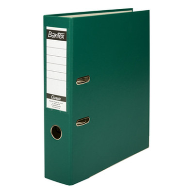 5901466214879 Segregator Bantex Budget Classic 7,5 cm Zielony BANTEX