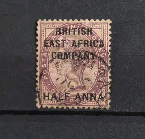 BRITISH EAST AFRICA SG 1 1/2A ON 1D DEEP PURPLE USED CAT £300 SCARCE