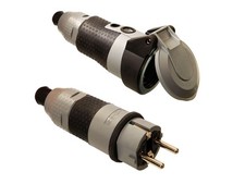 ABL Sursum SCHUKOultra II Schukostecker Set grau IP54  Aussenbereich Baustelle