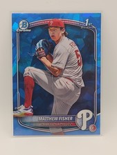 2025 Bowman Chrome Draft Sapphire Edition - Matthew Fisher #BDC-106 (RC)