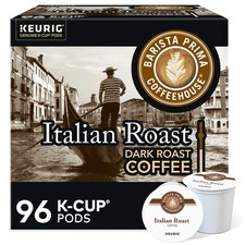 Barista Prima Coffeehouse Italian Roast Keurig Single Serve K-Cup Pods, 96CA
