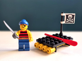 LEGO Pirates 1713 Shipwrecked Pirate 1994 Upcycled Vintage Set✨CAREFULLY SHIPPED