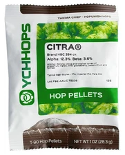 Citra Hop pellets 1 oz. for Home Brew Beer Making