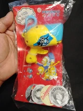 VTG THE SIMPSONS TAPS LAYS LANZA TAZOS UNOPENED SABRITAS MEXICO TIRA TAZOS 2