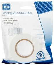 BG Electrical Insulation Tape 20 Metres White