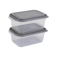 Large Food Storage Containers 2 Pack Free Dishwasher Safe for Dry Goods and