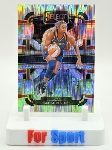 Aliyah Boston [Silver Flash Prizm] #52 2024 Panini Select WNBA card