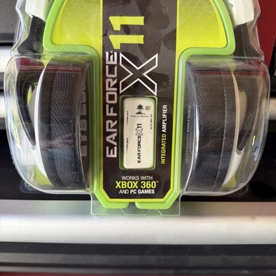 Turtle Beach Ear Force X11 Black/White Headband Headsets BRAND NEW