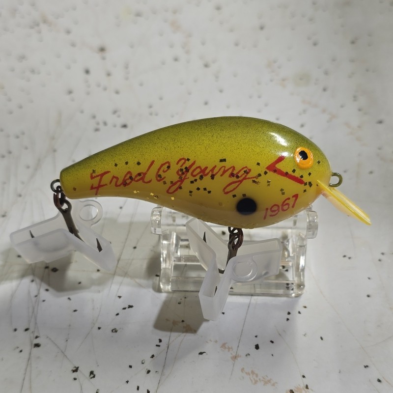 Vtg Cotton Cordell Big "O" Fred Young 1967 Commemorative Crankbait Lure