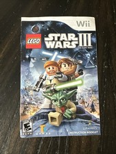 Nintendo Wii Manual Only Lego Star Wars III The Clone Wars
