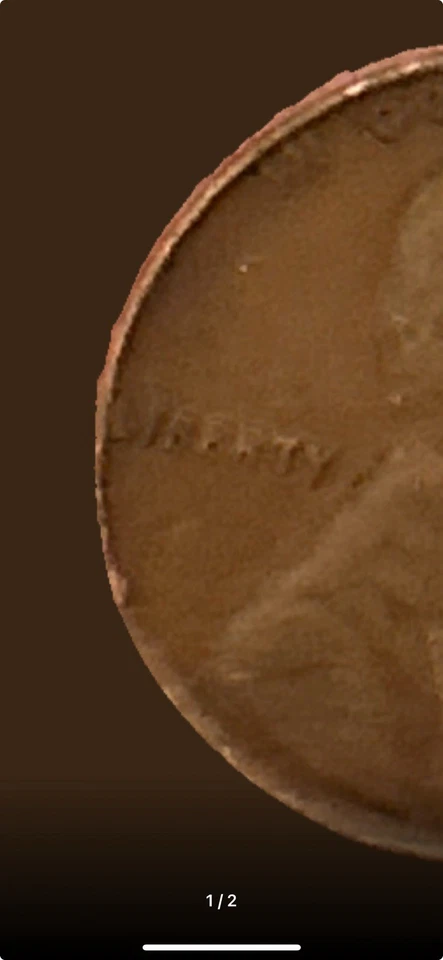 1944 Rare/valuable Unique Error Wheat Penny No MM - STRONG DD Both + Off-center! - Image 3 of 4