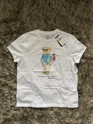 Polo Ralph Lauren Polo Bear T Shirt Women Medium - Picture 1 of 2