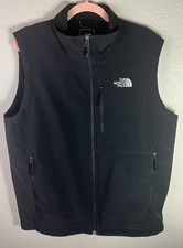 The North Face Vest Mens Large Black Fleece Gordon Lyons Pocket Zip