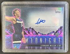 2023-24 Topps Midnight Leonard Miller Rookie Horizon Signatures RC Auto #RHS-LM