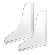 Shower Splash Guard 2Pcs Thickened Bathroom Bath Tub Splash Guards Acrylic7395