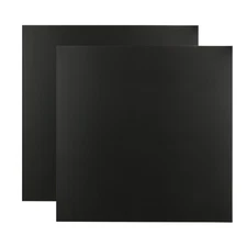 ZOFORTY 2 Pack 5052 Aluminum Sheet Metal 12 X 12 X 1/32 (0.04”) Inch Black Anodi