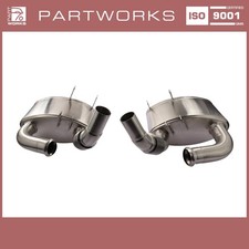 Endschalldämpfer für PORSCHE 996 Carrera Sportauspuff Endtopf L+R