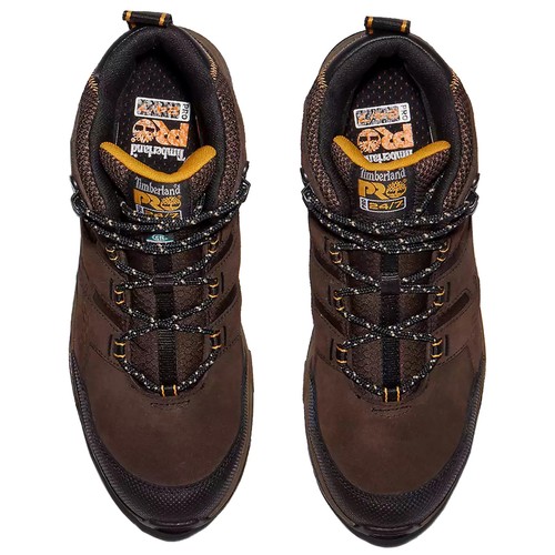 Timberland Pro Botas de Seguridad Para Hombres Trabajo Cuero Puntera de Acero Entresuela Switchback LT - Imagen 3 de 5