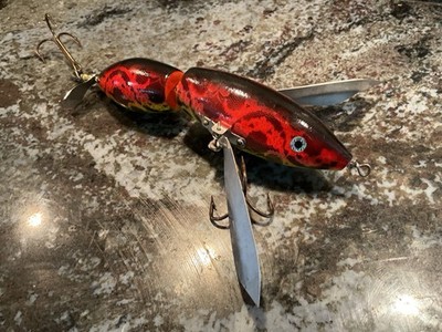 HUGE  LeLure Fetch And Catch Limited Edition Top water Creeper Wobbler Lure Pike
