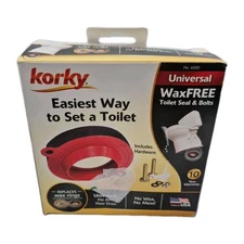 Korky Wax-Free Toilet Gasket  6000BP 6000BP 049057104293 NO BOLTS OR WASHERS