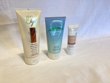 Avon Gel Cleanser, Skin So Soft Satin Glow Gel, Avon Moisture Therapy - Lot of 3
