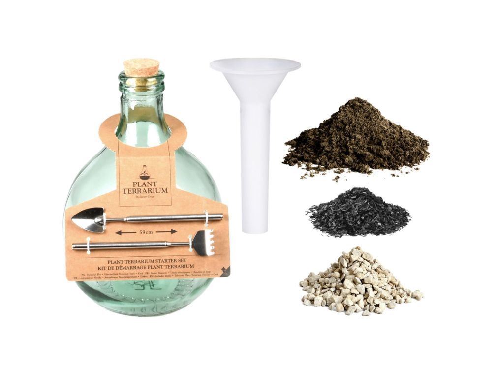 Closed Bottle Terrarium Kit – 5L DIY Glass Garden Set