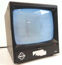 Pelco PMM9A Black & White High-Resolution Security Monitor Steel Case 9"