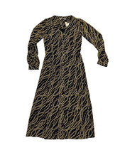 Michael Kors women's Print Georgette Midi Dress - size XS - retail $250