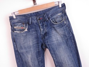 Tb238 Diesel Jeans Original Made In Italy Ripped Denim Regular Size W32l30 Ebay