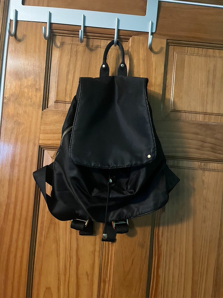 LeSportsac  Backpack BLACK Solid Medium Nylon Bag… - image 1