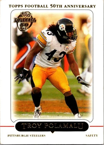 2005 Topps #174 Troy Polamalu football card 7uuu