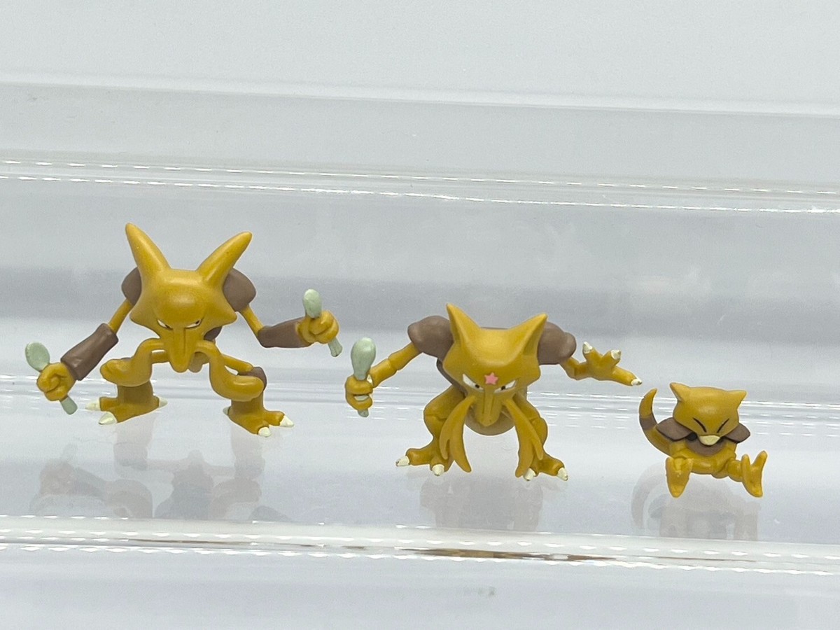 Pokemon Zukan 1/40 Collection Alakazam Kadabra Abra Tomy Figure