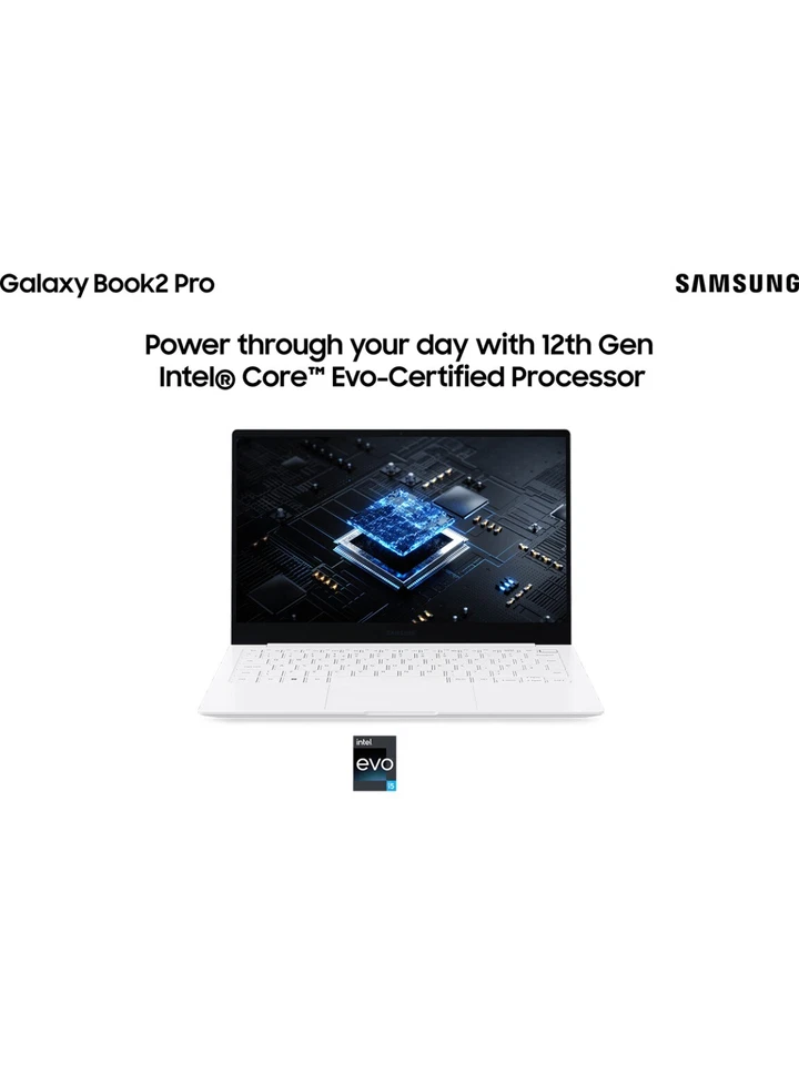 SAMSUNG Galaxy Book2 Pro 13.3" Laptop - Intel Core i5 SSD 256 GB, RAM 8GB, SILVR - Image 3 of 4