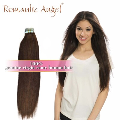Tape In Hair Extensions, Original Remy Human Hair,18 inch 60g