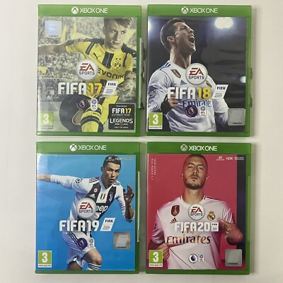 FIFA 17, 18, 19 & 20 Xbox One Lot 4 Spiele Football Soccer Bundle EA Sports