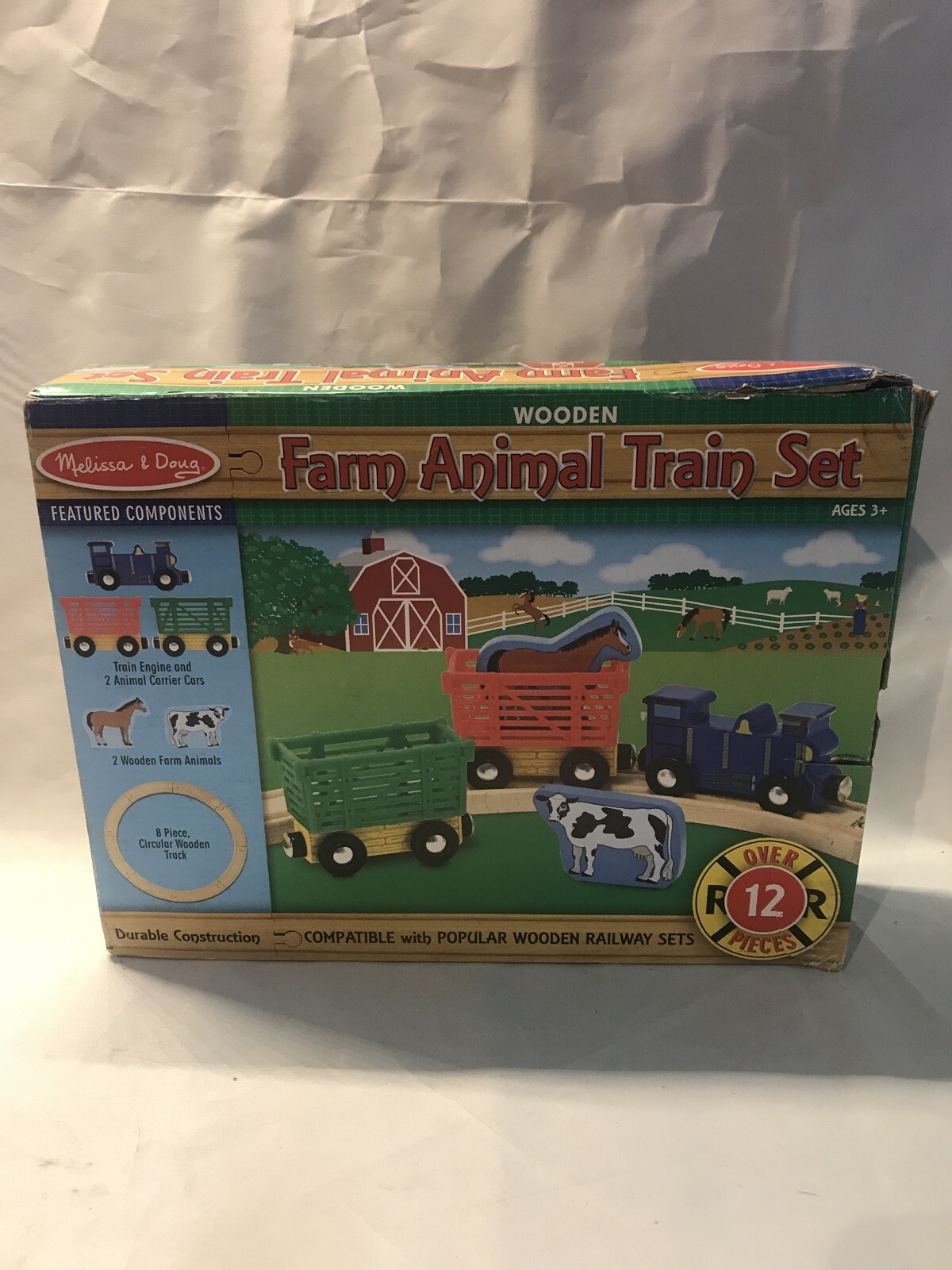 farm animal train set