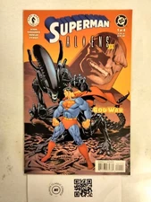 Superman Aliens 2 God War #1 VF+ Dark Horse DC Comics comic book 28 JW48