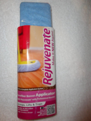 1 Rejuvenate Microfiber Bonnet Applicator Fits Standard 9  Sponge Mop Head NEW