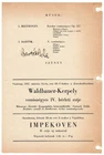 Bartók, Béla (1881-1945/ Composer) - Program signed