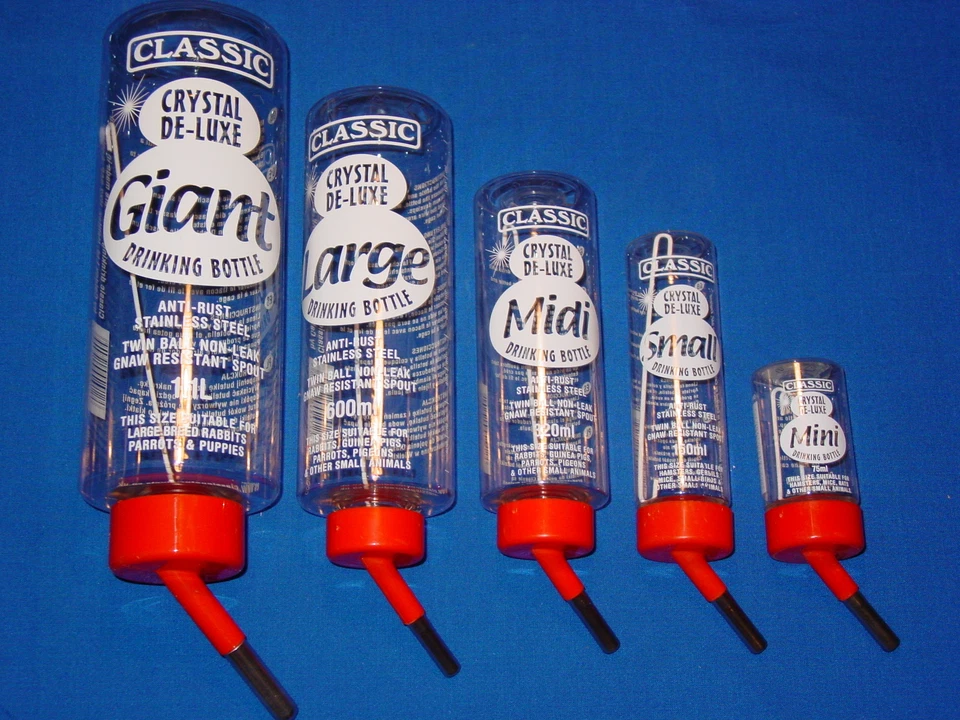 NOBBY PET SHOP GMBH Tränke 75ml - 1,1l für Kaninchen, Meerschweinchen, Nager, Sittiche und Exoten