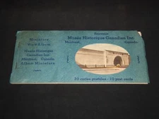 1930'S MUSEE HISTORIQUE CANADIEN SOUVENIR POSTCARD ALBUM - J 8740